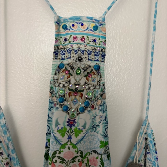 Camilla Multicolor 100% silk top - Picture 3 of 7